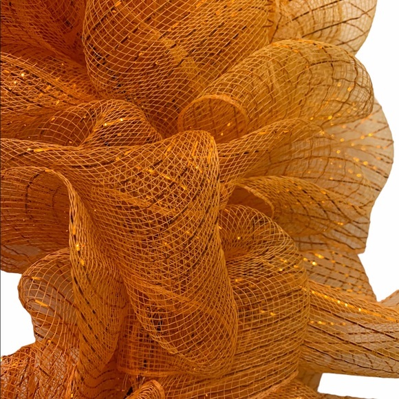 Orange Light Up Wreath NWOT - Picture 5 of 6